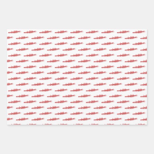 Crew Rowers Rowers Geschenkpapier Set (Vorderseite)
