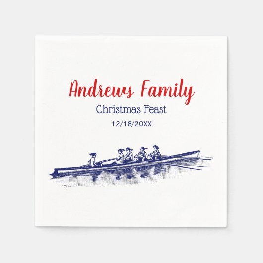 Crew Rowers Serviette (Vorderseite)