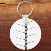 Crew Rudern - Schlüsselkette Schlüsselanhänger (Vorderseite)