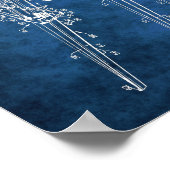 Crew Ruwing Poster Patentdiagramm der Rudermaschin (Ecke)