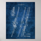 Crew Ruwing Poster Patentdiagramm der Rudermaschin (Vorne)