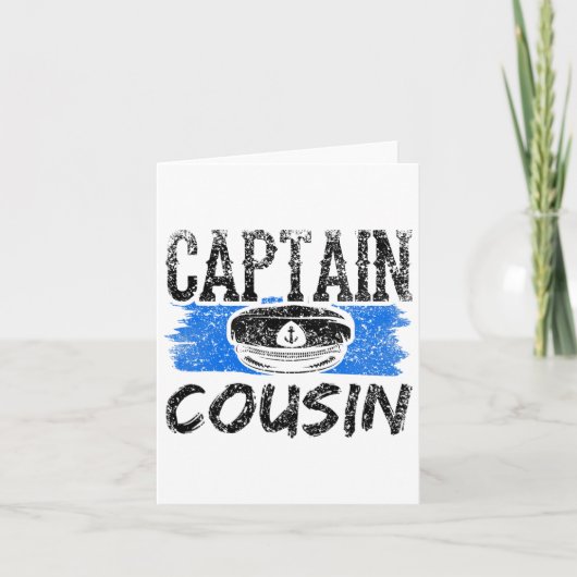 Crew-Schiff Captain Cousin Karte (Vorderseite)