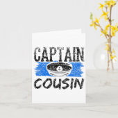 Crew-Schiff Captain Cousin Karte (Gelbe Blume)
