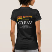 Crew-Shirt-erwachsener Frau des Fall-Festival-08 T-Shirt (Rückseite)