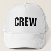 Crew-Sicherheitsmitglied für Frauen und Männer Truckerkappe (Vorderseite)