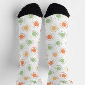 Crew Socken aus farbenfroher Sonnenblende (Oben)