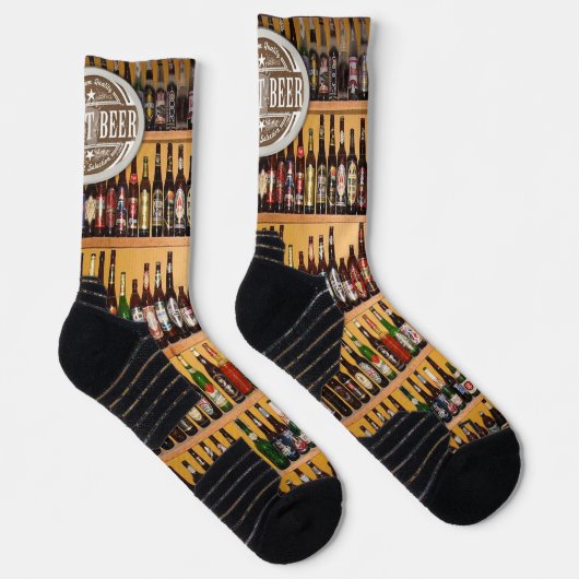 Crew Socken Beige Bier (Rechts)