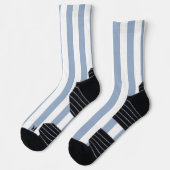 Crew Socken Blau & Weiß Streifen (Links)