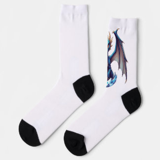 Crew Socken Drache schlüpft aus Kristall 