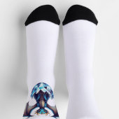 Crew Socken Drache schlüpft aus Kristall  (Oben)