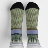 Crew-Socken für Bergwälder Socken (Oben)