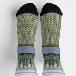 Crew-Socken für Bergwälder Socken