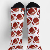 Crew Socken für Männer mit Fußbällen (Oben)