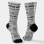 CREW-Socken für SCHWARZE und WEISSE SCHRIFTART Socken (Gewinkelt)