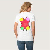 Crew Socken GIANT DOTS YELLOT ROT HELL GRÜN T-Shirt (Rückseite Vollansicht)