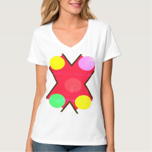 Crew Socken GIANT DOTS YELLOT ROT HELL GRÜN T-Shirt