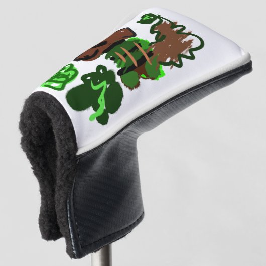 Crew Socken Golf Headcover (3/4 Vorderseite)