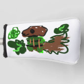 Crew Socken Golf Headcover (Vorderseite)