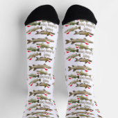 Crew Socken Happy Fishing Days (Oben)