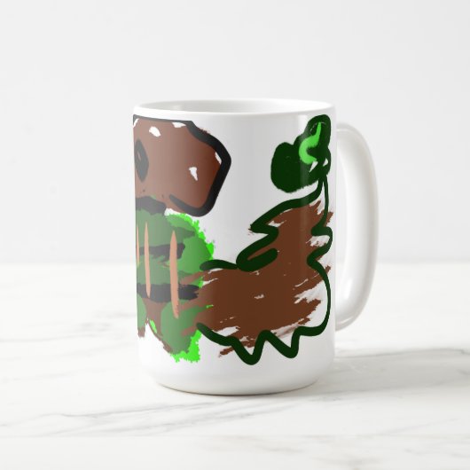 Crew Socken Kaffeetasse (VorderseiteRechts)