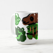 Crew Socken Kaffeetasse (Vorderseite Links)