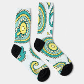 Crew Socken - Klassisches Paisley-Design (Rechts)