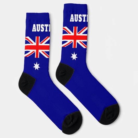 Crew Socken mit australischer Flagge (Rechts)