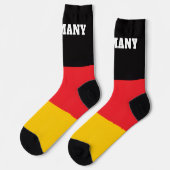Crew-Socken mit Flagge Deutschlands Socken (Linkes Detail)