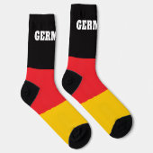 Crew-Socken mit Flagge Deutschlands Socken (Rechts)