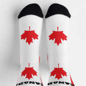 Crew Socken mit kanadischer Flagge (Oben)