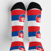 Crew-Socken mit slowakischer Flagge Socken (Oben)