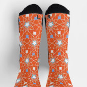 Crew Socken Orange Stars (Oben)