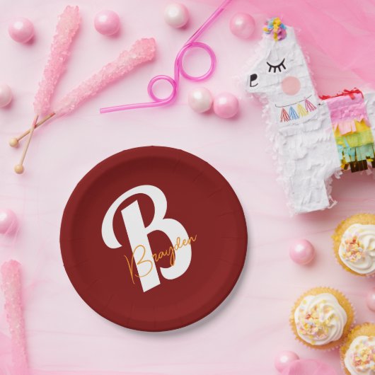 Crew Socken Pappteller (Party)