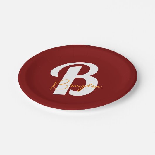 Crew Socken Pappteller (Schrägansicht)