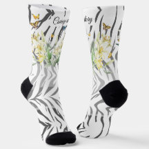 Crew Socken Tiger, Lilly und Schmetterlinge