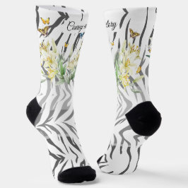 Crew Socken Tiger, Lilly und Schmetterlinge