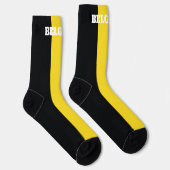 Crew-Socken unter belgischer Flagge Socken (Rechts)