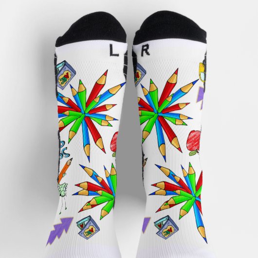 Crew Socken Zurück zur Schule Cool (Oben)