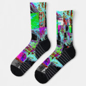 Crew Socks – Abstract Grid Socken (Links)