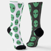 Crew Socks alienígena verde Socken (Gewinkelt)