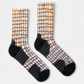 Crew Socks Beige Net Socken (Rechts)