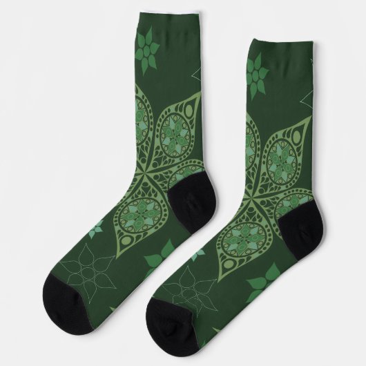 Crew Socks-Classic Paisley Elegance Socken (Linkes Detail)