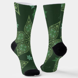 Crew Socks-Classic Paisley Elegance Socken