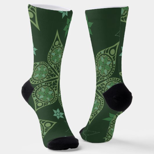 Crew Socks-Classic Paisley Elegance Socken (Gewinkelt)
