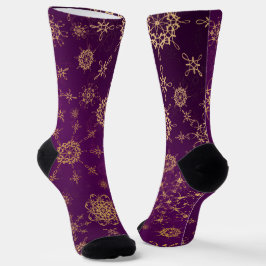 Crew Socks-Classic Paisley Elegance Socken