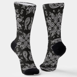 Crew Socks-Classic Paisley Elegance Socken