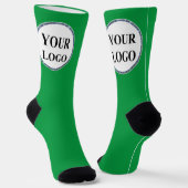 Crew Socks Custom Personalisiert Funny LOGO Socken (Gewinkelt)