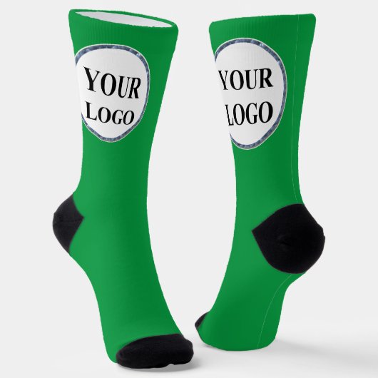 Crew Socks Custom Personalisiert Funny LOGO Socken (Gewinkelt)