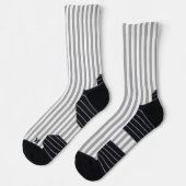Crew Socks farbenfroh, grau und weiß Socken (Links)