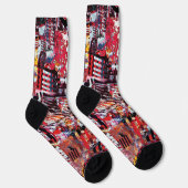 Crew Socks – Fragmented Pulse Socken (Rechts)